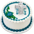 Cakedrake Religious Theme Cake Topper, Silver Cross 1 Cake Decor  cake topper decor CD-DCP-5280-1DECOSET